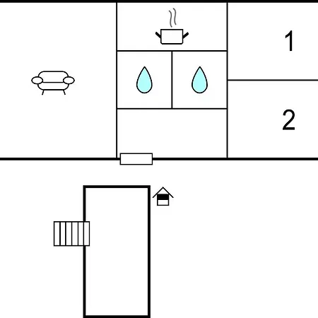 Nice In With Kitchen Apartment Rudkobing